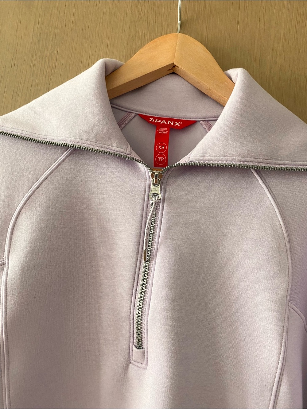 Spanx Air Essentials Half Zip purple - Picture 4 of 8